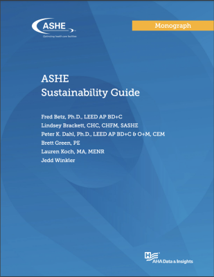 ASHE Sustainability Guide cover